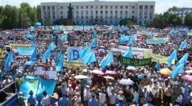 20 тисяч кримських татар вийшли на мітинг у Сімферополі