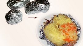 Картофель в фольге (рецепт)