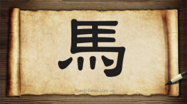 Китайські ієрогліфи: кінь