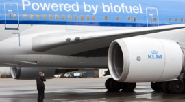 Голландский авиалайнер летает на специальном биотопливе