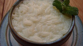 Рисовый пудинг из тайского ароматизированного риса