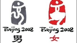 Знаки Олимпийских игр-2008 в Пекине используются как надписи для туалетов