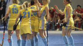 Индорхоккей: Украинки вышли в полуфинал Чемпионата Мира