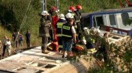 Крушение поезда в Польше, пострадало 84 человек