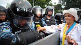 День независимости Украины не обошелся без скандала