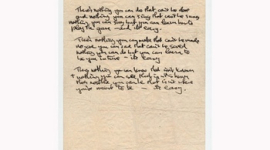 Рукопись песни Леннона выставлена на торги