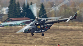 Російський вертоліт з дітьми, що впав, досі розшукують