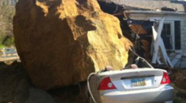 На житловий будинок у штаті Огайо обрушився 8-метровий шматок скелі