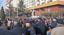 2000 ветеранов протестовали в китайской провинции Шаньси