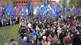 Вулицями Києва пройшов марш за визнання УПА (Фотоогляд)