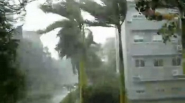На Китай обрушился новый тайфун – «Чантху». Видео