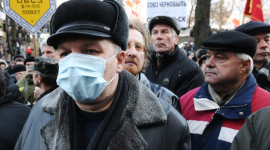 Чорнобильці влаштували мітинг біля Кабміну на пам'ять про трагедію на ЧАЕС