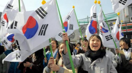 В Южной Корее отметили Движение за независимость (фотообзор)