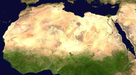 Пустыня Сахара на сутки превратилась в заснеженные поля