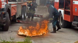 На складі військової частини в Москві сталася велика пожежа