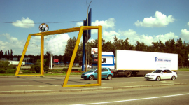 На в'їзді до Києва встановлять «Золоті футбольні ворота» 