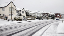 Новую Зеландию засыпало снегом