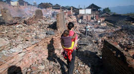 На юге Китая в результате пожара сгорело более 300 крестьянских домов
