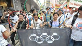У Гонконзі пройшов щорічний народний хід на захист своїх прав (фотоогляд)