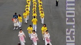 В тайваньском городе прошло праздничное шествие посвящённое Всемирному Дню Фалунь Дафа (фотообзор)