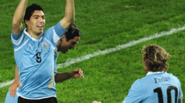 Дубль Суареса вывел Уругвай в финал Кубка Америки