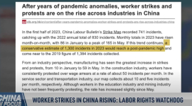 У Китаї зростає кількість трудових страйків (ВІДЕО)