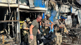 В ходе визита, омраченного ракетной атакой, Блинкен отметил прогресс контрнаступления