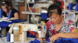 Швейная промышленность Китая пошла на спад