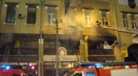 В Киеве ночью от пожара пострадал Бессарабский рынок