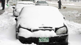 Снегопад в Южной Корее - самый сильный снегопад за последние 70 лет. Фоторепортаж