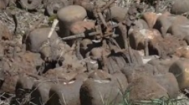 Склад с немецкими снарядами найден возле трассы в Харьковской области