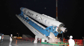 Пуск южнокорейской ракеты-носителя KSLV-1 снова отменён