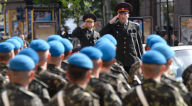 В Киеве готовятся к параду в честь Дня Победы. Фоторепортаж