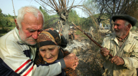 Война в Южной Осетии сделала тысячи людей беженцами