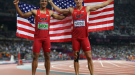 Олимпийские игры: Олимпийским чемпионом 2012 в десятиборье стал американец Эштон Итон