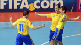 Сборная Украины по мини-футболу обыграла хозяев чемпионата