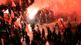 Манифестация националистов в Варшаве закончилась беспорядками