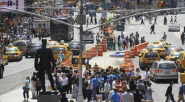 Массовые беспорядки произошли на Манхеттене 
