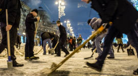 Евромайдан встретил утро без «Беркута»