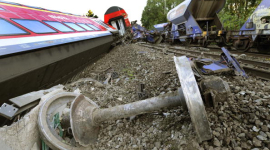 В Германии столкнулись два поезда: пострадали 16 человек. Фото