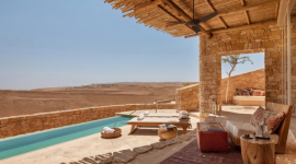 В пустыне построен отель из естественных материалов - Six Senses Shaharut в Израиле (ФОТО) 