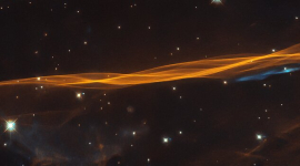 «Хаббл» сфотографував дивовижний слід наднової зірки, що вибухнула 15000 років тому