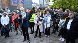 Многотысячный митинг в Брюсселе в поддержку Палестины