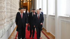 Путин прибыл в Китай на переговоры с «дорогим другом» Си Цзиньпином