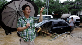 В Южной Корее свирепствуют «дожди века»