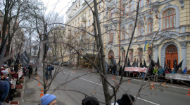 Протест проти хабарництва в українських судах біля Верховного Суду України. ФОТОРЕПОРТАЖ