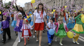 Фоторепортаж: детский карнавал устроили в Киеве