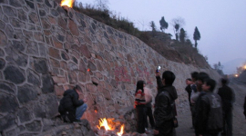 Таинственный подземный огонь уже 2 месяца горит в провинции Гуйчжоу