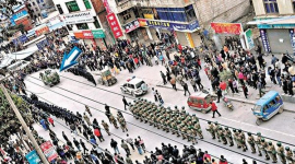 Многотысячный протест подавили власти на юге Китая