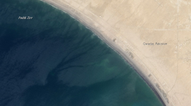 NASA сфотографировало появившийся в Пакистане новый остров